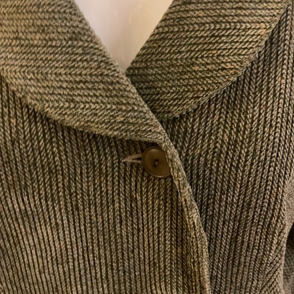 ALEX GAINES Cotton Velvet Herringbone Jacket with Asymmetrical Buttons - Picture 2 of 8